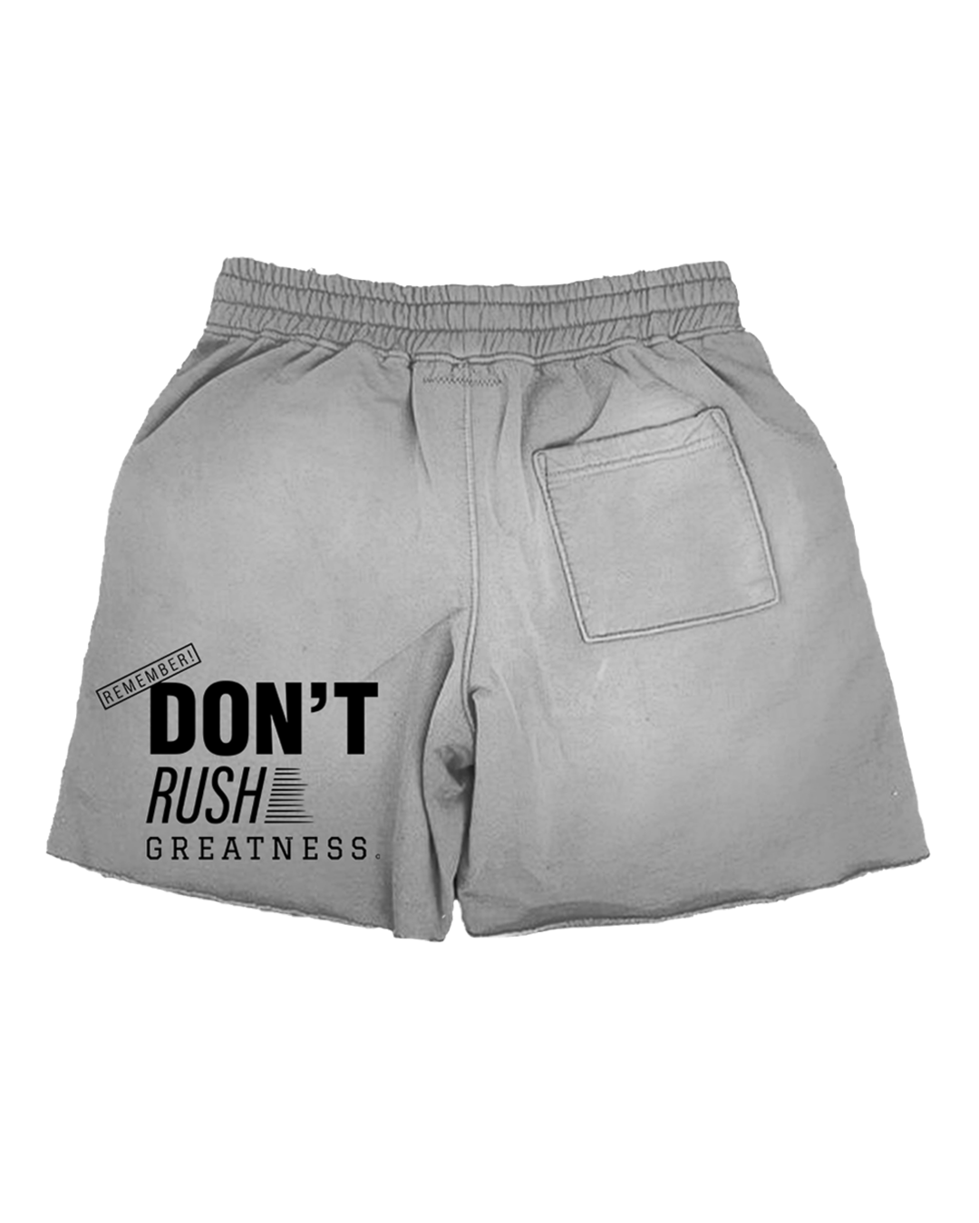 Washed fade shorts (grey)