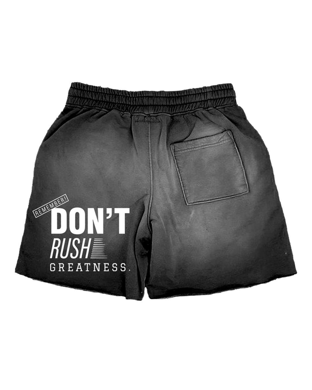 Washed fade shorts
