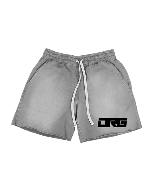 Washed fade shorts (grey)
