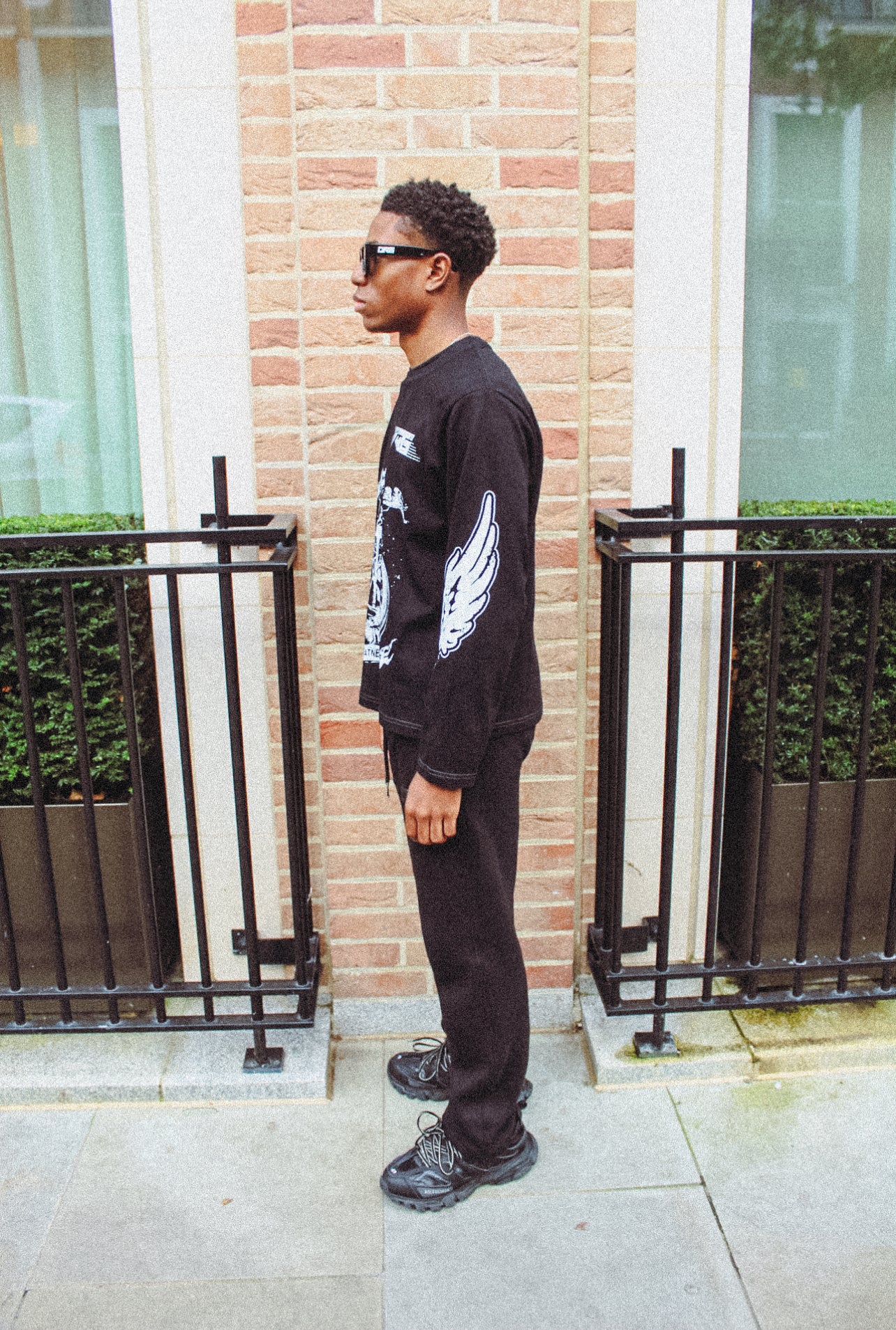 Graphic long sleeve T-shirt